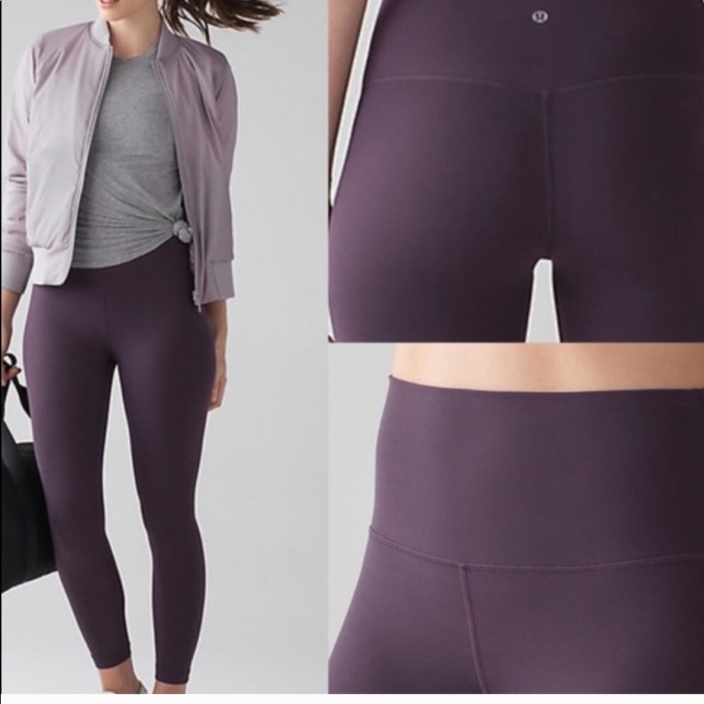 SOLD Black currant full length align pant